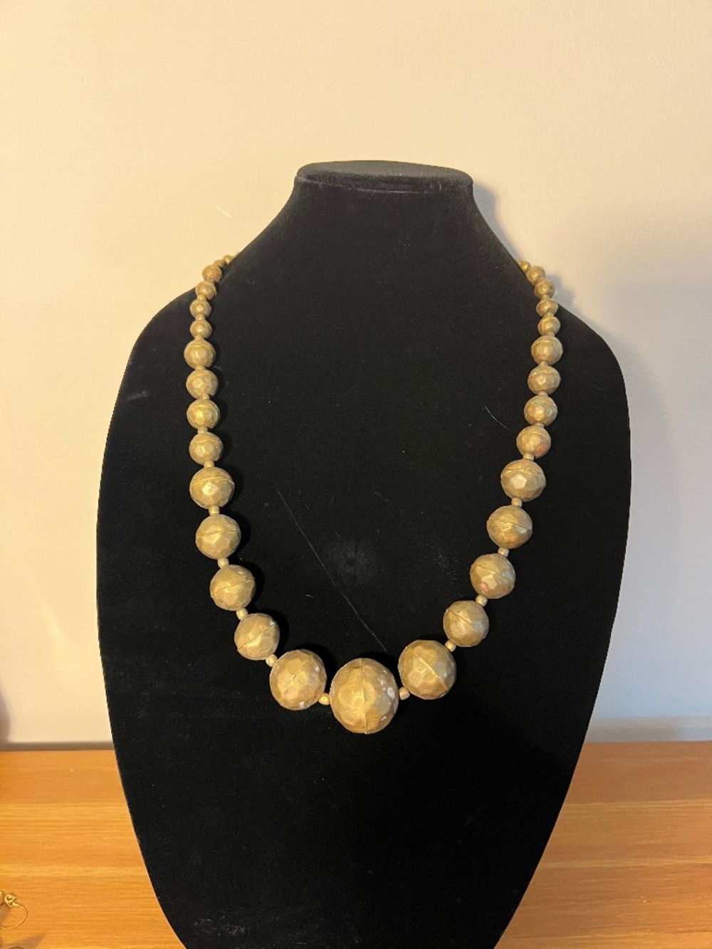 Vintage Chunky Bronze Necklace